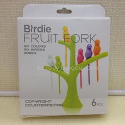 小鳥水果叉套裝 美樂日用的精致設計，義烏購便捷購物體驗